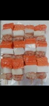 Brochetas Salmón, Choco y Gambón (Pieza de 250gr)